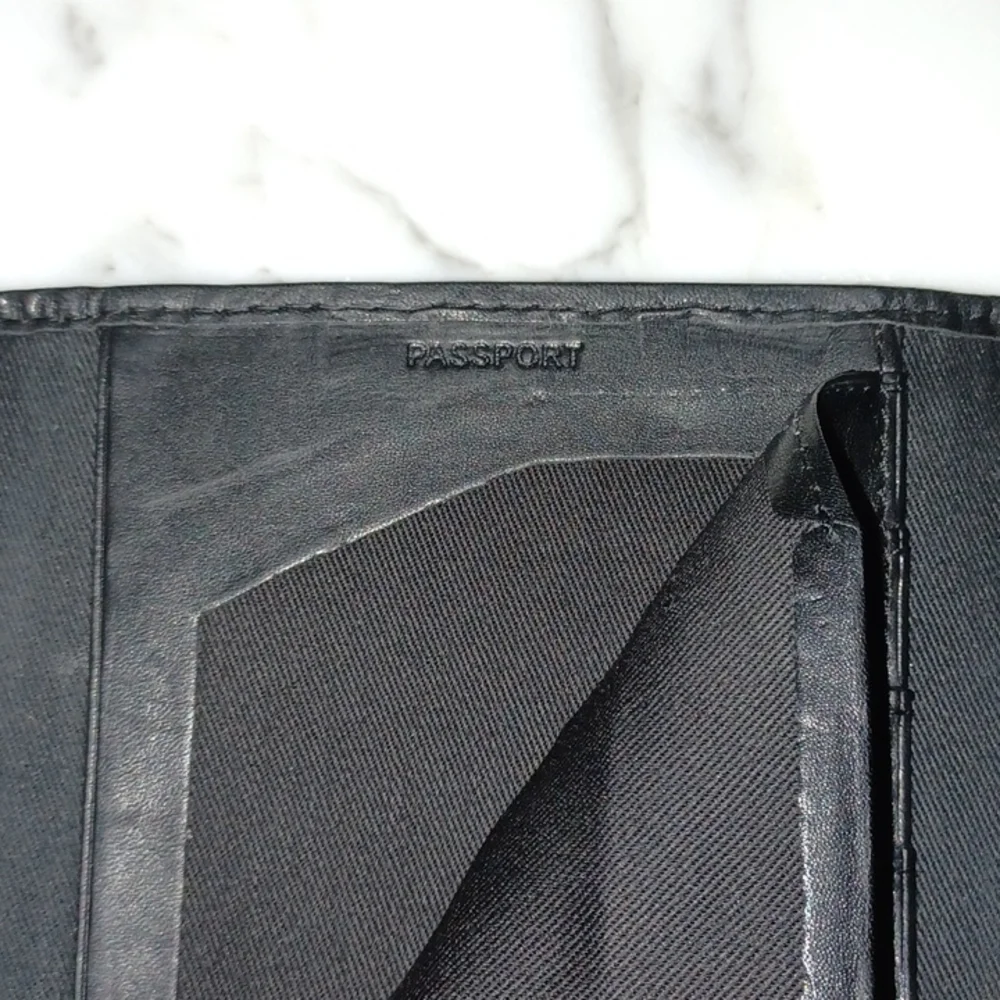 L.L. Bean Leather Wallet Trifold Wallet travel wallet Ticket Wallet Copy-2